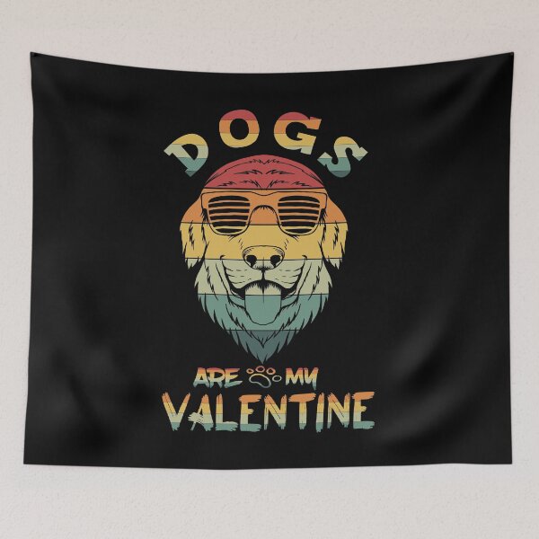 Item preview, Dogs Are My Valentine designed and sold by Aminepop.