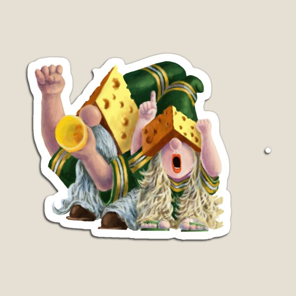 Artikel-Vorschau von Cheesehead Gnome, designt und verkauft von TheArtCave.