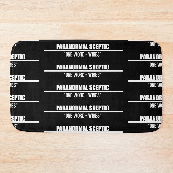 Item preview, Paranormal sceptic: One word - wires t-shirt designed and sold by SoLittleSteph.