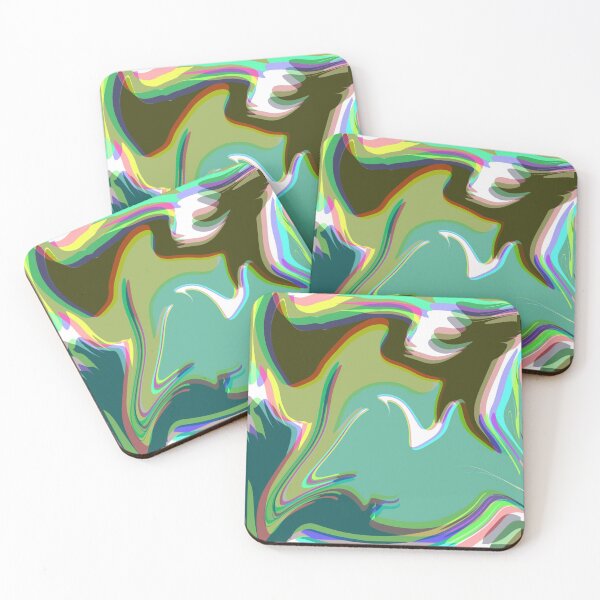 Item preview, Trippy Green 70's Digital Art designed and sold by toohot2trot189.