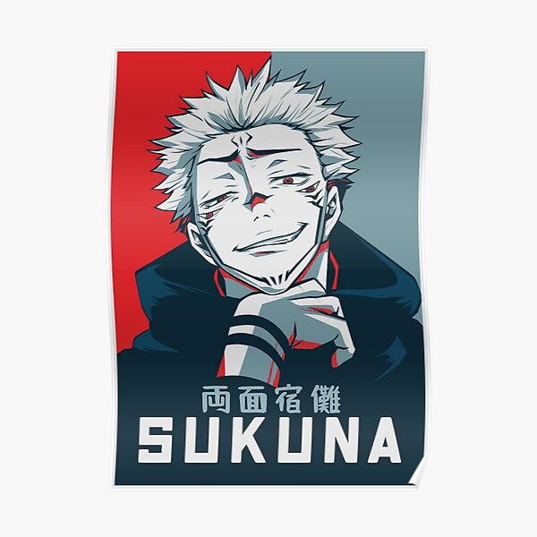 "SUKUNA - JUJUTSU KAISEN" Poster by WAIFUCORNER | Redbubble