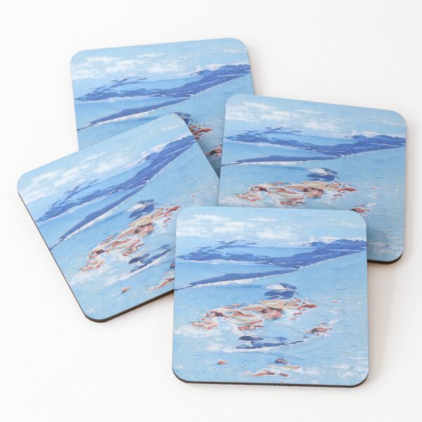 Item preview, Pastel Blue Islands designed and sold by Art-Punk.