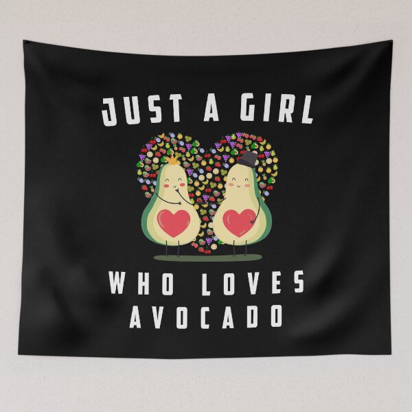 Item preview, Just A Girl Who Loves Avocado, Valentine Avocado designed and sold by . JustBeUnique ..