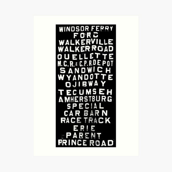 Windsor Tram 1918 Art Print