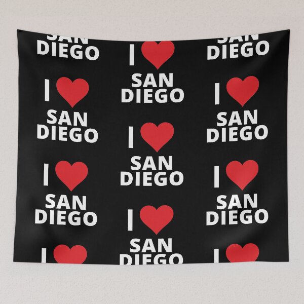 Item preview, I Love San Diego (dark) designed and sold by mugify.