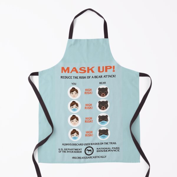 Item preview, Mask Up! - Reduce Bear Attacks designed and sold by mp2262.