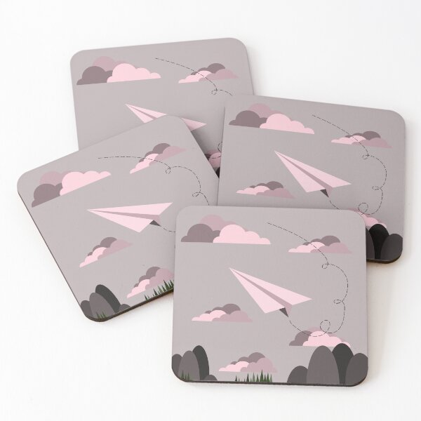 Item preview, Paper plane, mountains and clouds designed and sold by kristiillustra.