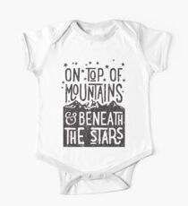 Auf Berge Baby Body Kurzarm