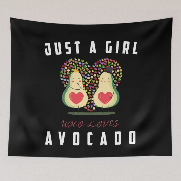 Item preview,  Just A Girl Who Loves Avocado, Valentine Avocado designed and sold by . JustBeUnique ..