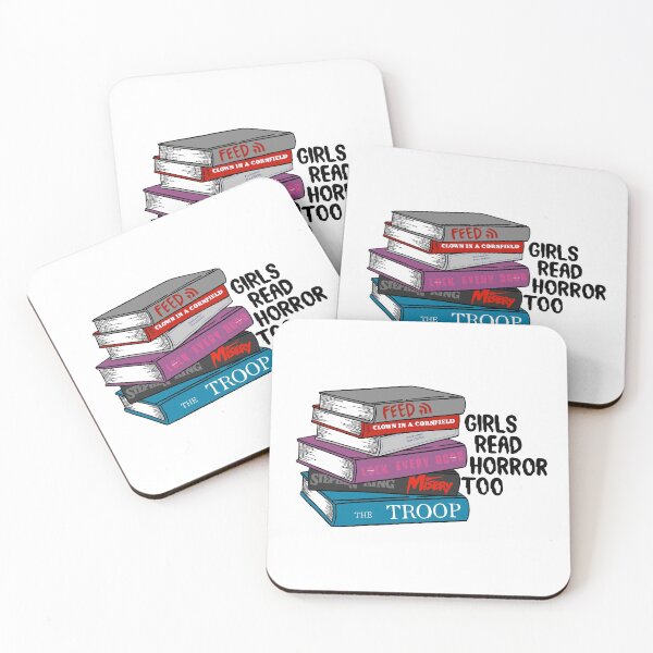 Item preview, Girls Read Horror Too  designed and sold by Hanoweened.