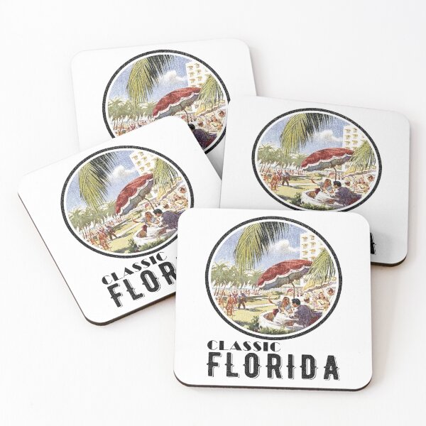 Item preview, Classic Retro Florida at the Hotel and Beach side Resort designed and sold by kieljo.