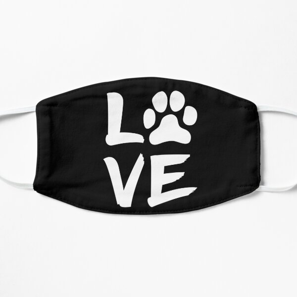 My Dog Is My Valentine Flat Mask