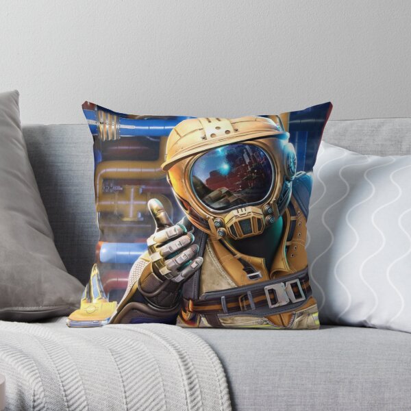 Satisfactory - Indie Game Throw Pillow