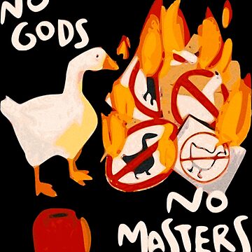 Untitled Goose Game - No God, No Masters iPhone Case for Sale by