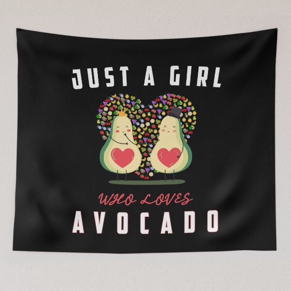 Item preview, Just A Girl Who Loves Avocado, Valentine Avocado designed and sold by . JustBeUnique ..