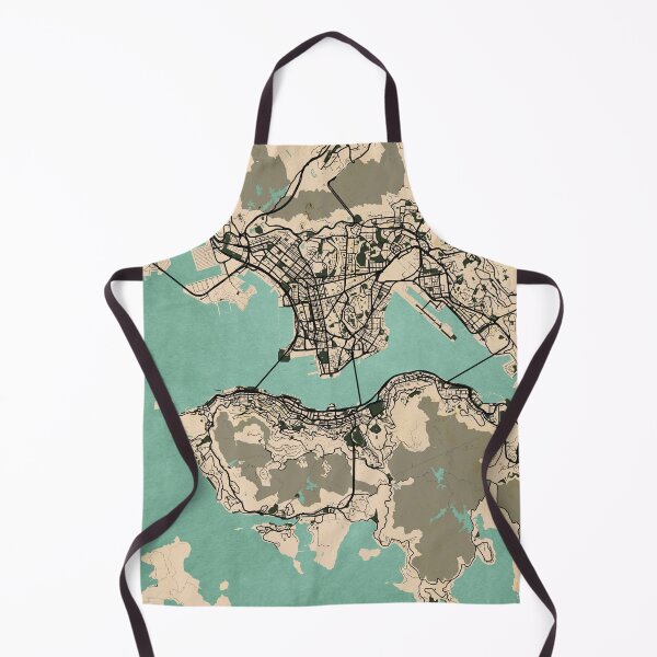 Item preview, Hong Kong City Map - Vintage designed and sold by deMAP.