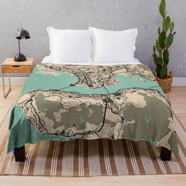 Item preview, Hong Kong City Map - Vintage designed and sold by deMAP.
