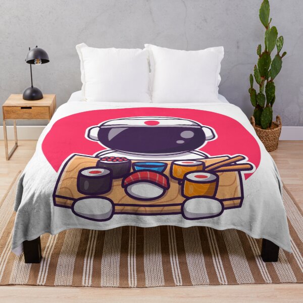 Item preview, Copy of Cute Astronaut Eating Sushi designed and sold by YousfiYs.