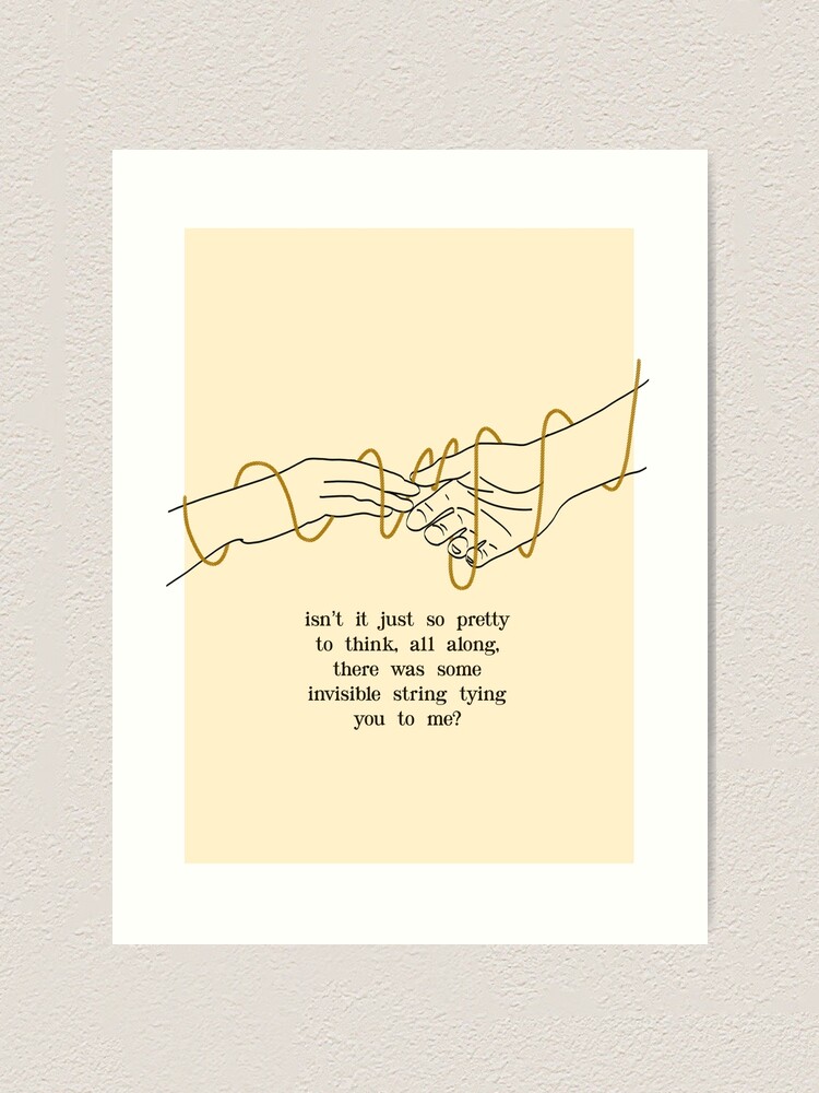 Invisible String Art Print for Sale by glitteredgold