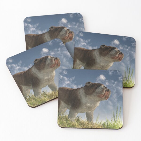 Item preview, English Bulldog on a Grassy Hill designed and sold by Daniel Eskridge.