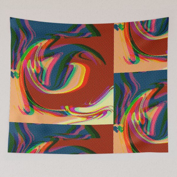 Item preview, Colorful Funky Psychedelic Art designed and sold by toohot2trot189.