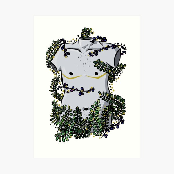 trans ftm statue Art Print