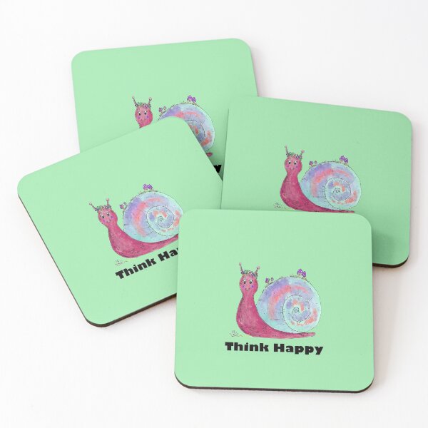 Item preview, Motivational Snail-Happy Smiling Snail designed and sold by Pretty And Obscure.