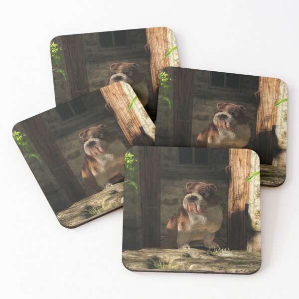 Item preview, Bulldog Guarding a Door designed and sold by Daniel Eskridge.