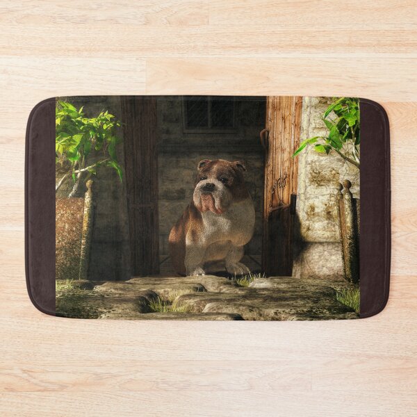 Item preview, Bulldog Guarding a Door designed and sold by Daniel Eskridge.