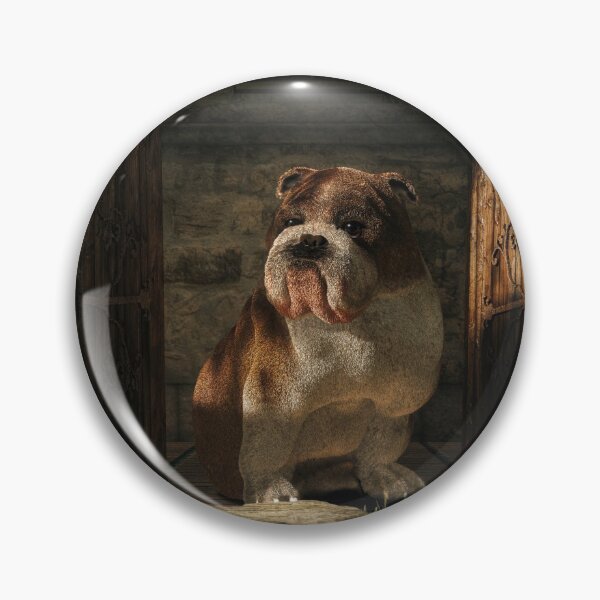 Item preview, Bulldog Guarding a Door designed and sold by Daniel Eskridge.