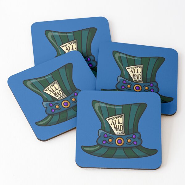 Item preview, The Mad Hatter’s Hat - Alice in Wonderland - We’re All Mad Here Quote Design designed and sold by SteamParliament.