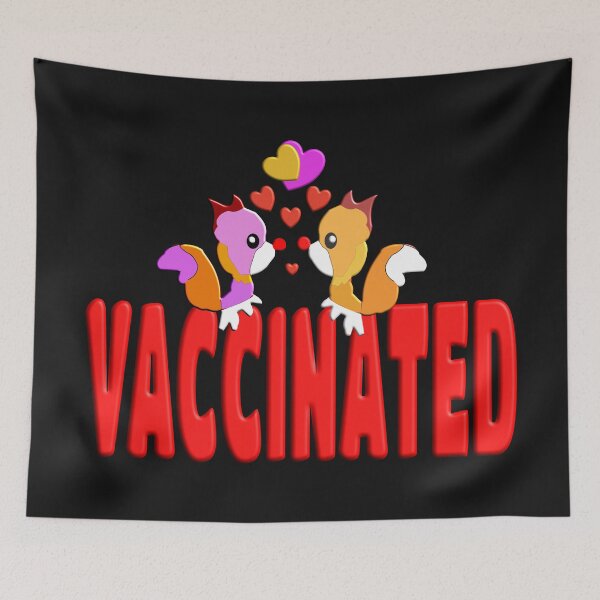 Item preview, KISSS ME I'M VACCINATED - I WANT TO BE LIKE THAT TWO FOXES. designed and sold by Ralek.