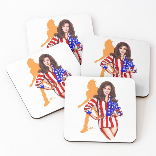 Item preview, Raquel Welch - An illustration by Paul Cemmick designed and sold by TIGERDAVER.