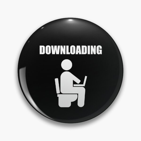 Item preview, DOWNLOADING TOILET TOILET designed and sold by Montrepeneuer.