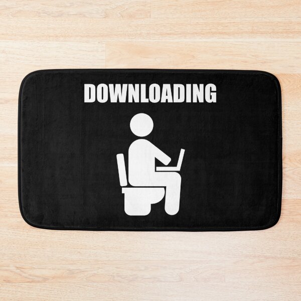 Item preview, DOWNLOADING TOILET TOILET designed and sold by Montrepeneuer.