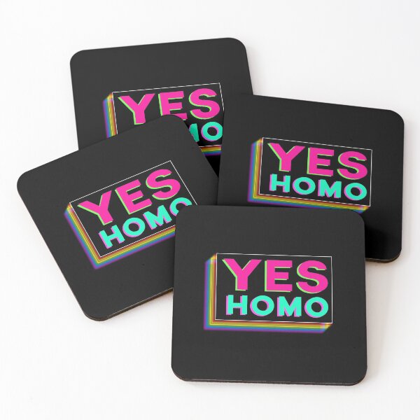 Item preview, Yes Homo No Homo Meme Gay Lgbtq Graphic Funny designed and sold by sillyquestions.