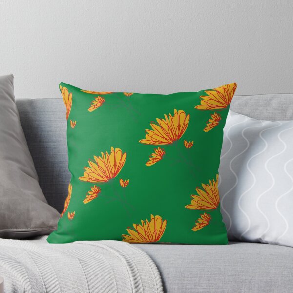 Item preview, Red and Yellow Floral (Green) designed and sold by MadeByAbs.