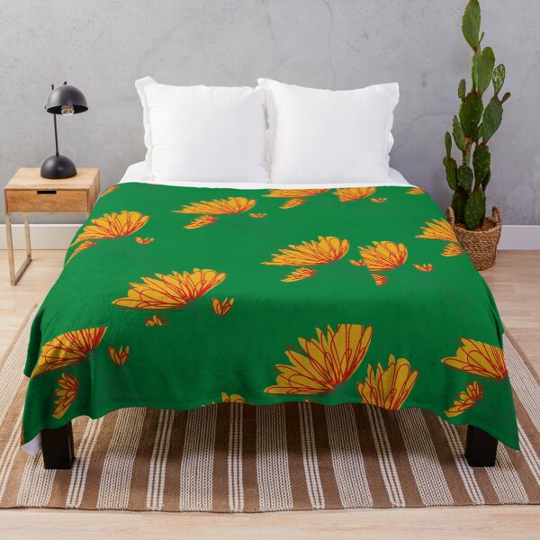 Item preview, Red and Yellow Floral (Green) designed and sold by MadeByAbs.