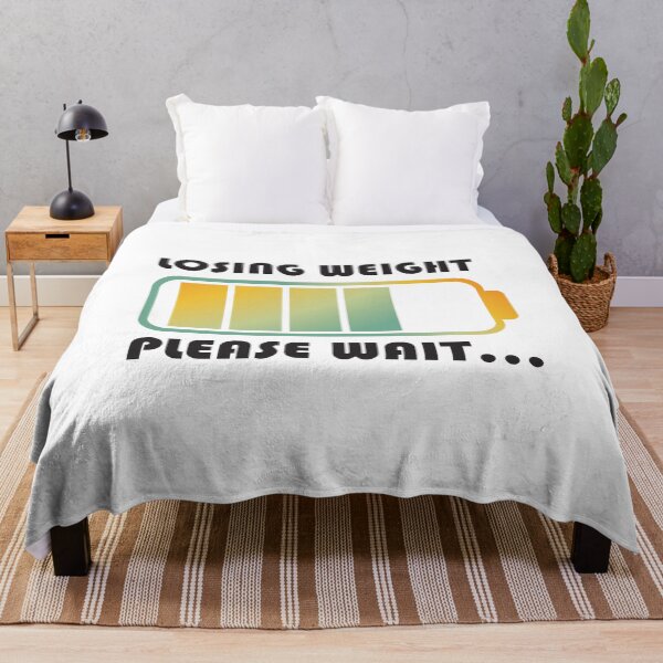 Item preview, LOSING WEIGHT PLEASE WAIT Weight Loss Loading Bar Fitness Motivation designed and sold by Drago Art.