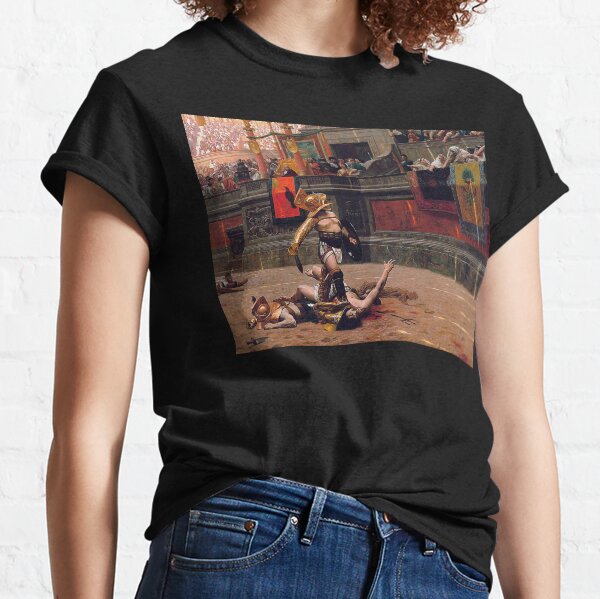 Roman Colosseum. Pollice Verso (Thumbs Down) by Jean-Léon Gérôme, 1872. Classic T-Shirt