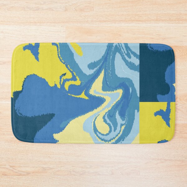 Item preview, Groovy Blue and Yellow 70's Art designed and sold by toohot2trot189.
