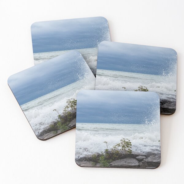 Item preview, Beautiful Ocean Wave Crashing on Rocks designed and sold by Fynno.
