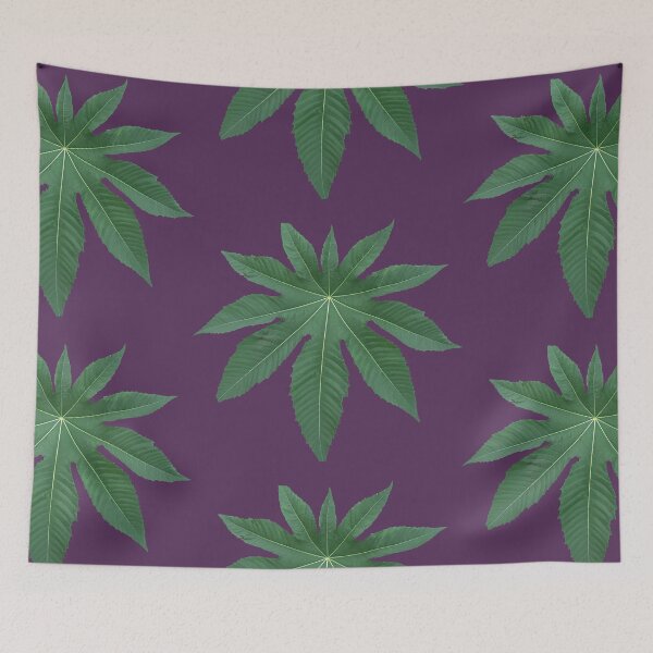 Item preview, castor leaf-purple background designed and sold by CSouissi.