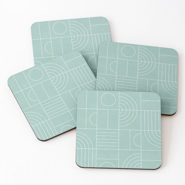 Item preview, My Favorite Geometric Patterns No.25 - Light Blue designed and sold by Zoltan Ratko.