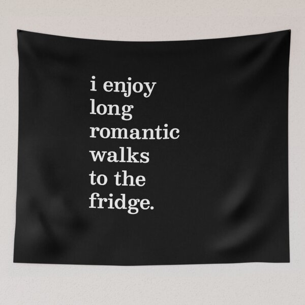 Item preview, I enjoy long romantic walks to the fridge designed and sold by Siiiiichfried.