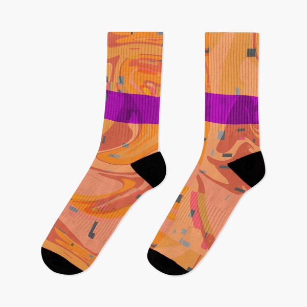 Item preview, Glitchy Orange 70's Funky Art designed and sold by toohot2trot189.