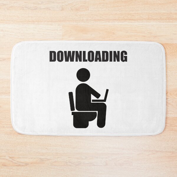 Item preview, DOWNLOADING TOILET TOILET designed and sold by Montrepeneuer.