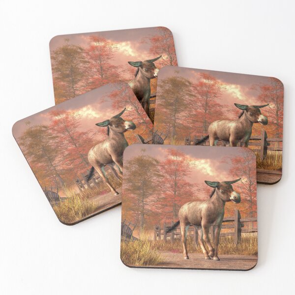 Item preview, Donkey in Autumn designed and sold by Daniel Eskridge.