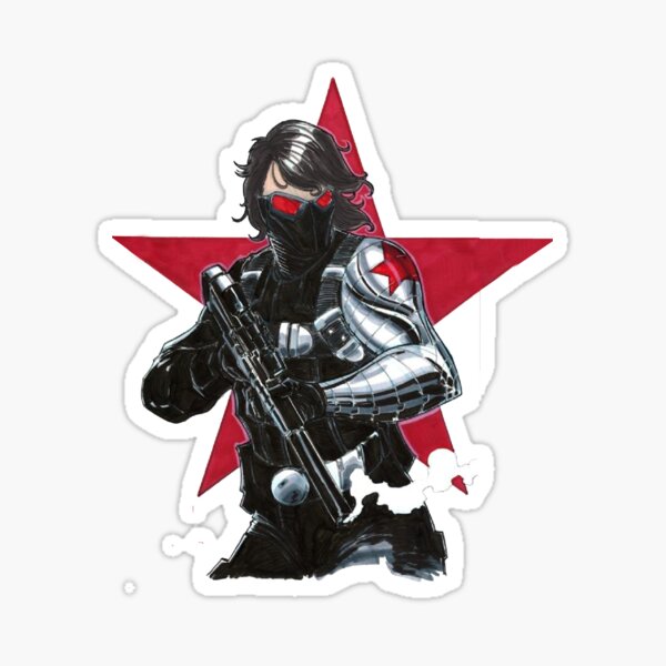 Winter Soldier Sticker For Sale By Lifesgood Redbubble