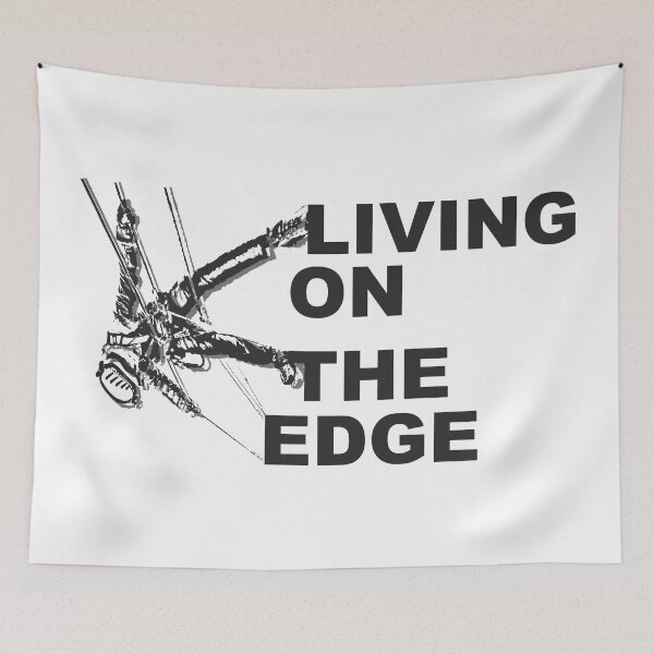 Item preview, Living On The Edge; designed and sold by StickerApe.